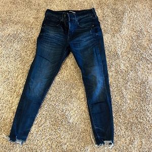 Womens Express Ankle Legging Mid Rise Jeans